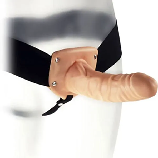 Me You Us - The Penetrator Strap-On - 6 Inch Flesh - Realistic Dildo Strap-On for Satisfying Pleasure and Role Play
