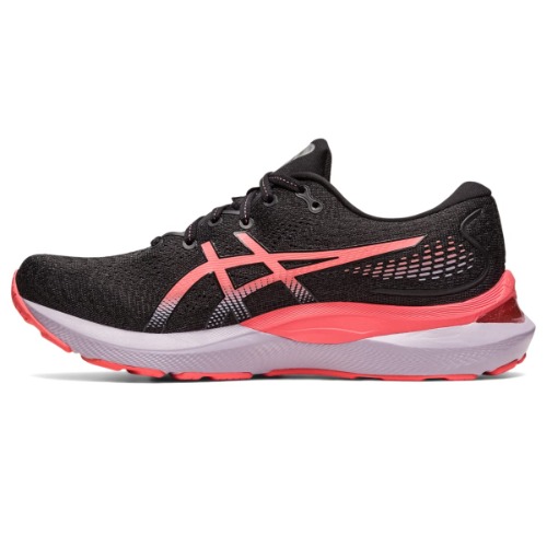 ASICS Women's Gel-Cumulus 24 Running Shoes - 9.5 Black/Papaya