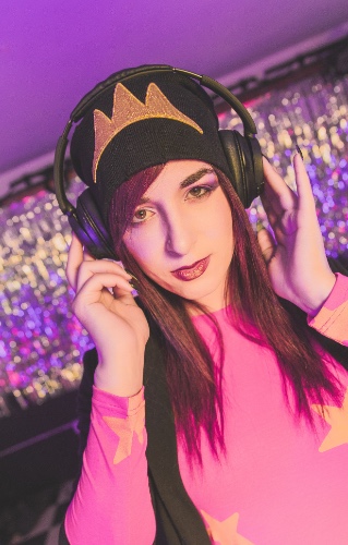 Helluva Boss Octavia Crown Slouchy Beanie