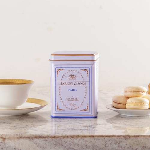 Harney & Sons Paris, Black Tea, 20 Sachets - Tea - Paris - 20 Count (Pack of 1)