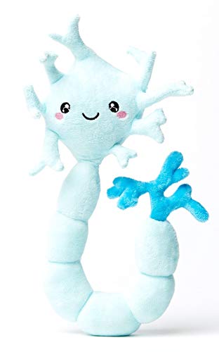 nerdbugs Neuron (Brain Cell) Plush - Neuron My Mind! -Brain Cell Plush Organ/ Get Well Gift/ Health Education Toy/ Neuroscience or Neurology Plush Toy Organ Gift/ Surgeon Gift