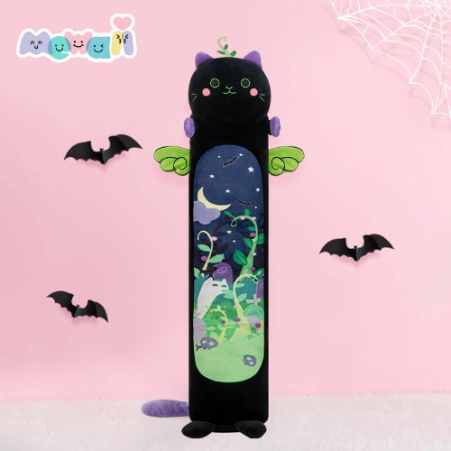 Mewaii® Loooong Family Long Cat Stuffed Plush | [HOT SALE]★Devil Mint Kitten / Giant/52 inch