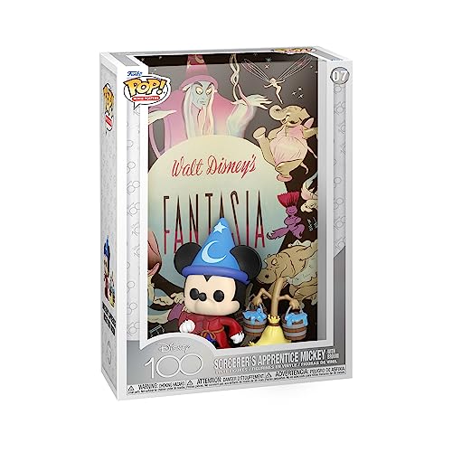 Funko Pop! Movie Poster: Disney - Mickey Mouse - Fantasia - Figura in Vinile da Collezione - Idea Regalo - Merchandising Ufficiale - Giocattoli per Bambini e Adulti - Figura per i Collezionisti