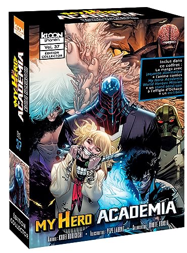 Défenseurs et attaquants: Coffret avec jaquette alternative, My Hero Academia World Heroes Mission, 1 stand acrylique, 1 ex-libris