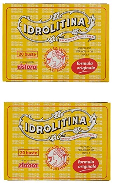 Ristora “Idrolitina” Preparato per acqua da tavola, 200 g, confezione da 2 pezzi