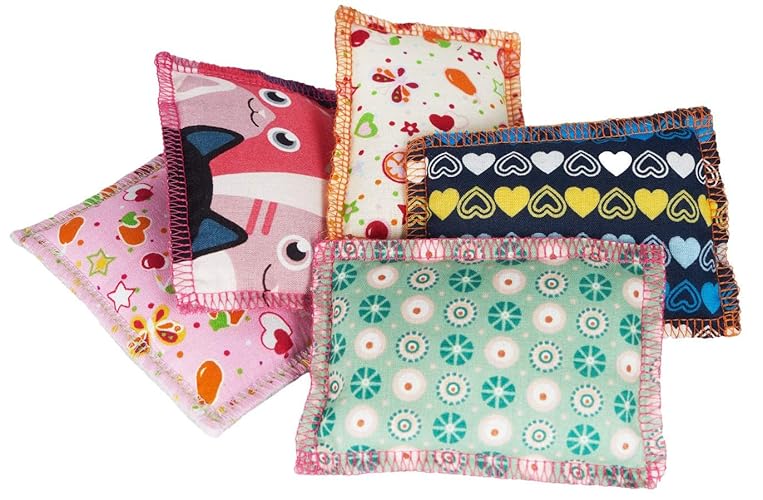 4cats Schmusekissen Baldrian Kissen – 4 Stück Sparpacket - Katzenkissen – Original Made in Germany