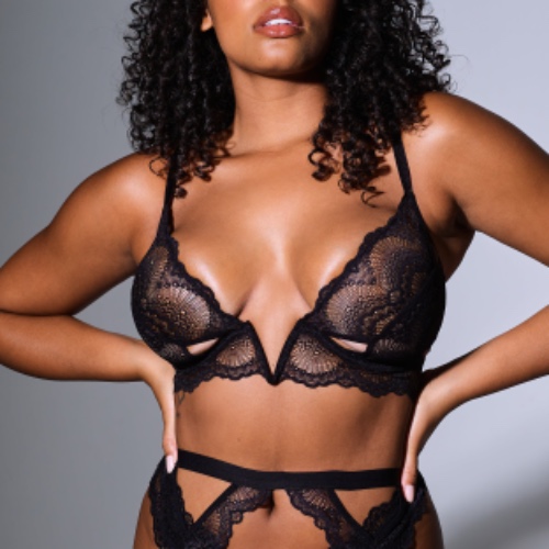 Kane V-wire Bra | Black / 40 / D