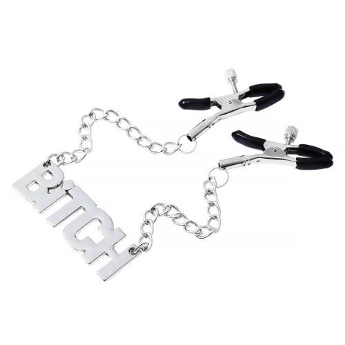 Statement Nipple Clamps - Bitch
