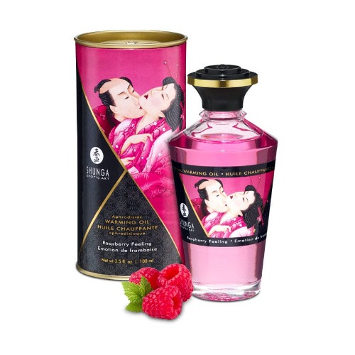 Shunga Aphrodisiac Warming Oils - Raspberry