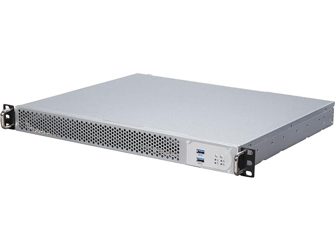 IN-WIN IW-RF100-S315 1U Short Depth Rackmount Server Chassis, ATX 315W Gold PSU