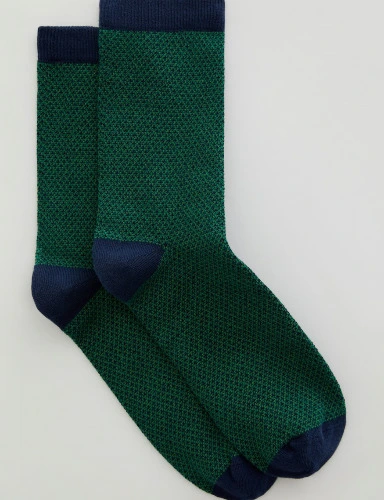 Crew Sock | CHECK IRISH GREEN MULTI / S