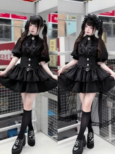 Black Jirai Kei Set