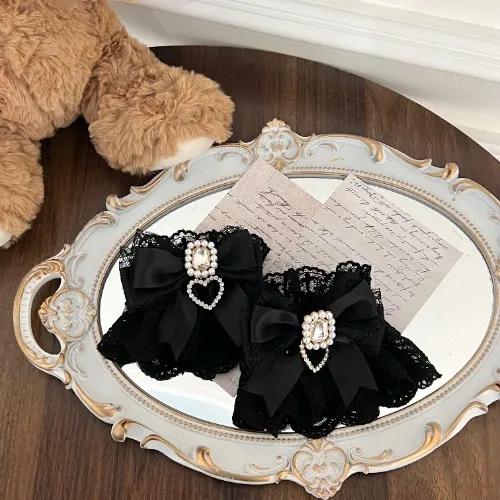 Jirai Kei Cuffsleeves Black NoGenki