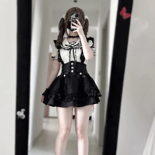 Black and White Set Jirai Kei