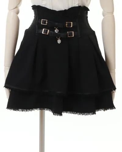  Double Ribbon Belt Skirt Pants LIZ LISA