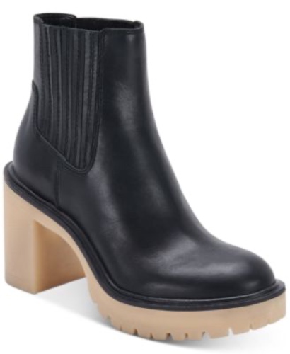 Women's Caster H2O Lug Sole Cheslea Heeled Booties