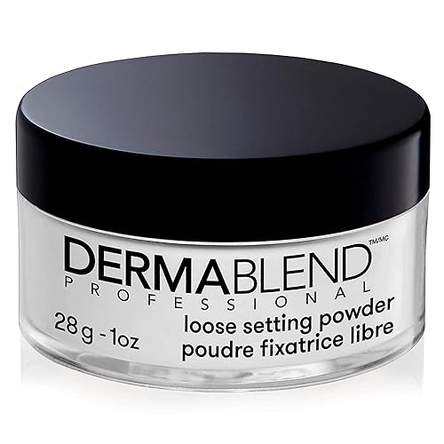 Dermablend Loose Setting Powder, Face Powder Makeup & Finishing Powder for Light, Medium & Tan Skin Tones - Original Translucent - 1 Oz