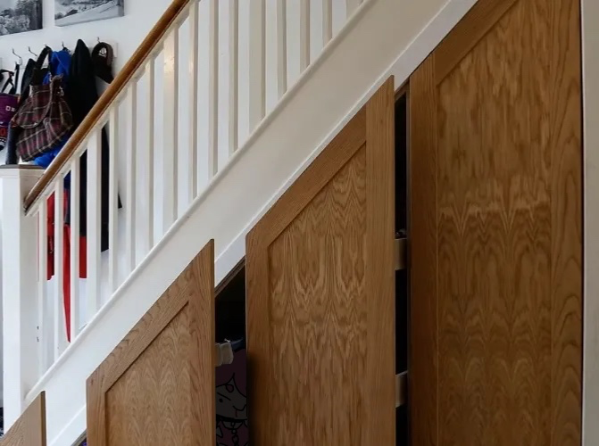 📶🥷🏻Hidden Understairs Cabinetry🙈🔨