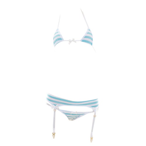 Irresistible Anime Cosplay Micro Bikini - M / Blue