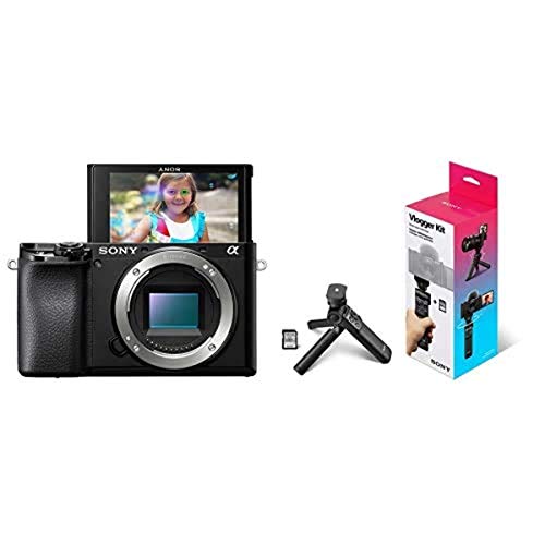 Sony Alpha A6100 Mirrorless Camera with Vlogger Accessory Kit - w/ Accessory Kit