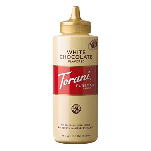 Torani White Chocolate Squeeze Sauce, 16.5 Fluid Ounce (1 pack) - Chocolate