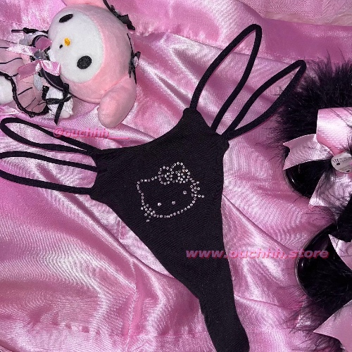 Drippin  Kitty Muti-strap Thong | S