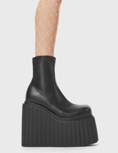 Down To Earth Chunky Platform Creeper Ankle Boots | US 7