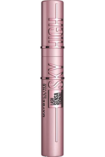 Maybelline New York Lash Sensational Sky High Mascara, Volumising & Lengthening Mascara, Washable Flake-Free Formula Infused with Bamboo Extract & Fibres, 7 ml, Shade: 01, Black - Black