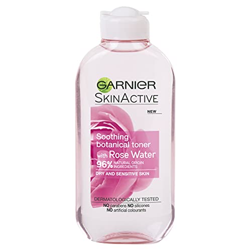 Garnier Natural Rose Water Toner Sensitive Skin 200ml (Packaging May Vary) - Toner - Toner