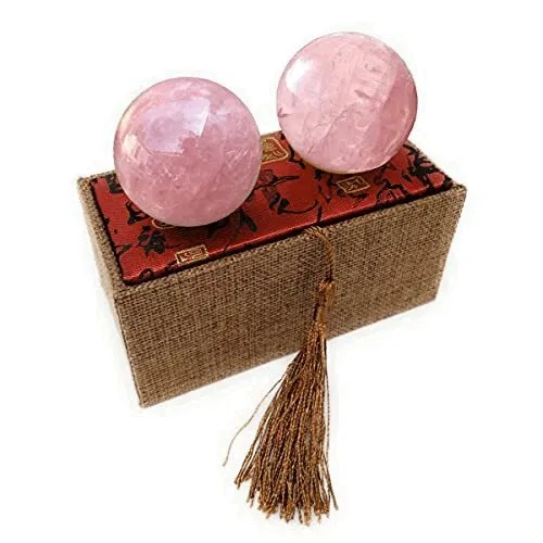 Rose Quartz Baoding Balls