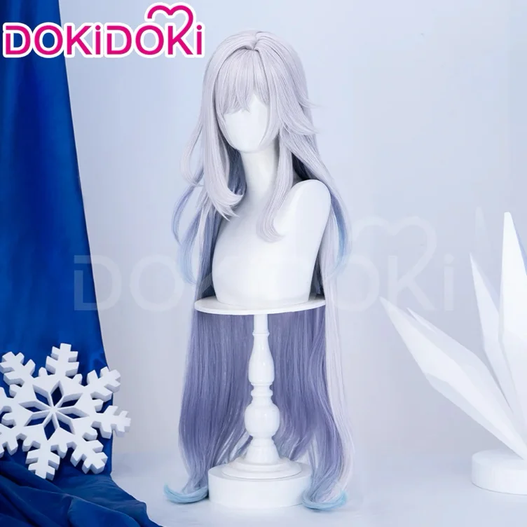 DokiDoki Game Genshin Impact Cosplay Skirk Wig Long Straight | Wig Only-PRESALE