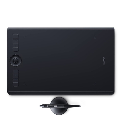 Wacom Intuos Pro Digital Graphic Drawing Tablet for Mac or PC, Medium, (PTH660) New Model, Black