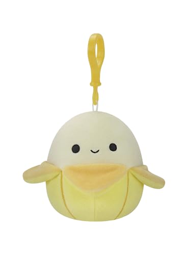 Squishmallows Junie The Banana (3.5 Inch Clip), Yellow