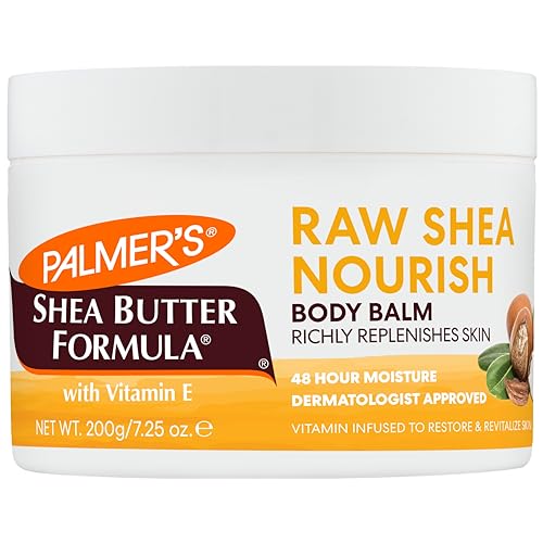 Palmer’s Shea Butter Formula Raw African Shea Butter Balm, Nourishing Body Moisturizer for Rough, Dry Skin, 7.25 Ounces - 7.25 Ounce (Pack of 1)