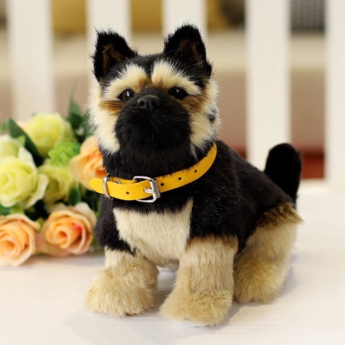 Shih Tzu Pup Plushies (6 Colors) - Black Mussels / 7" / 20cm