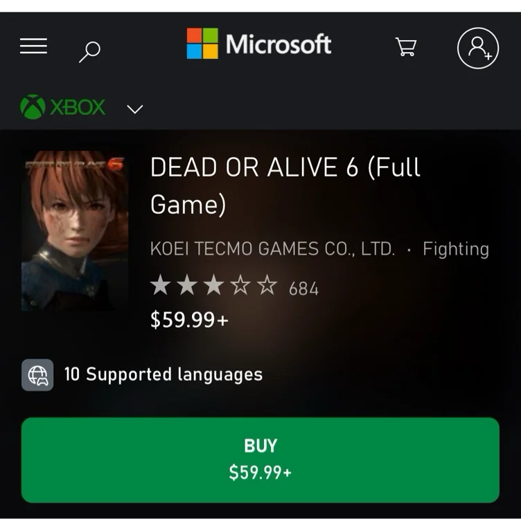 Buy DEAD OR ALIVE 6 (Full Game) | Xbox