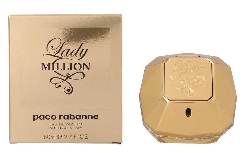 Paco Rabanne Lady Million Eau de Parfum Spray for Women, 80 ml