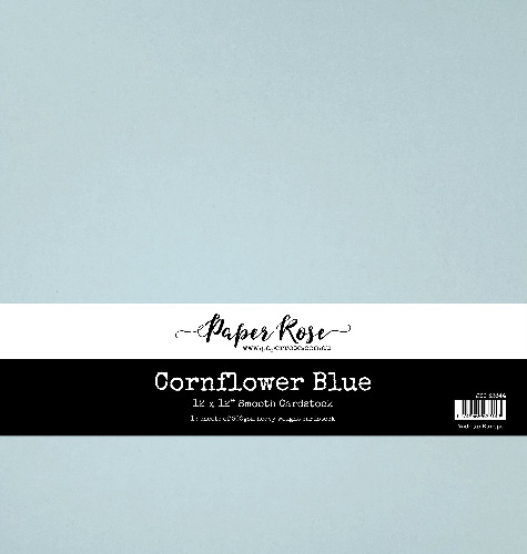 Cornflower Blue Smooth Cardstock 12x12" 12 sheets