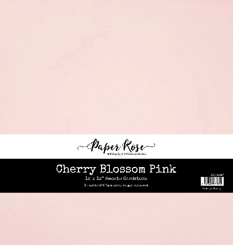 Cherry Blossom Pink Smooth Cardstock 12x12" 12 sheets