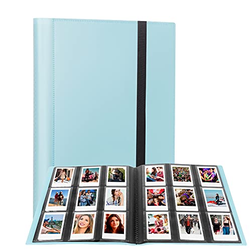 432 Pockets Photo Album for Fujifilm Instax Mini Camera, Polaroid Snap PIC-300 Z2300 Instant Camera, 2x3 Photo Album Book for Fujifilm Instax Mini 11 9 Evo 90 70 40 8 7 LiPlay Instant Camera(Blue) - Black