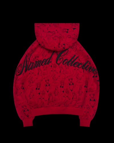 INTERNET GIRLFRIEND ZIP HOODIE RED | S/M