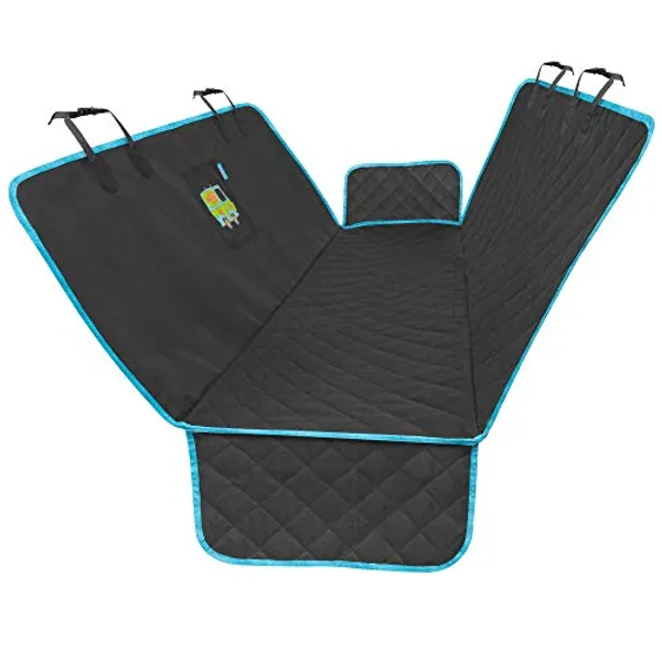 BDK Scooby Doo Dog Car Seat Cover for Back Seat – Hammock Dog Seat Protector with Storage Pocket, Heavy Duty Rear Bench with Non-Slip Stitching, Interior Covers for Auto Truck Van SUV