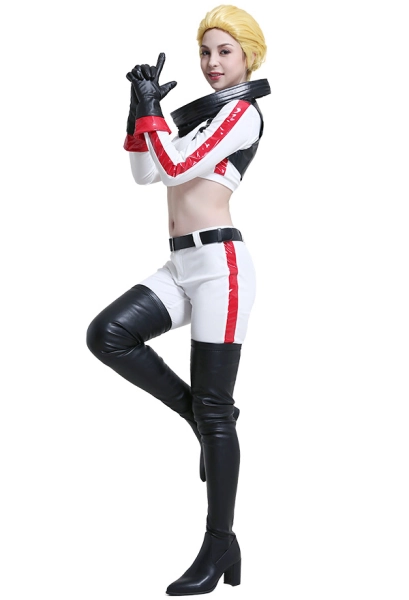 Fallout Nuka Cola Girl Women Astronaut Space Suit Outfit Cosplay Costume with Waist Bag