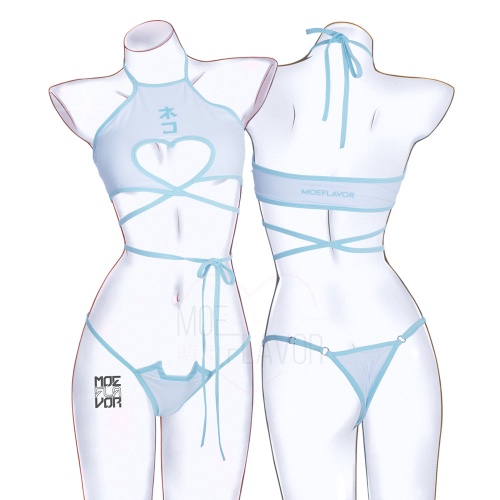 Neko Swimsuit - Blue / XL/2XL