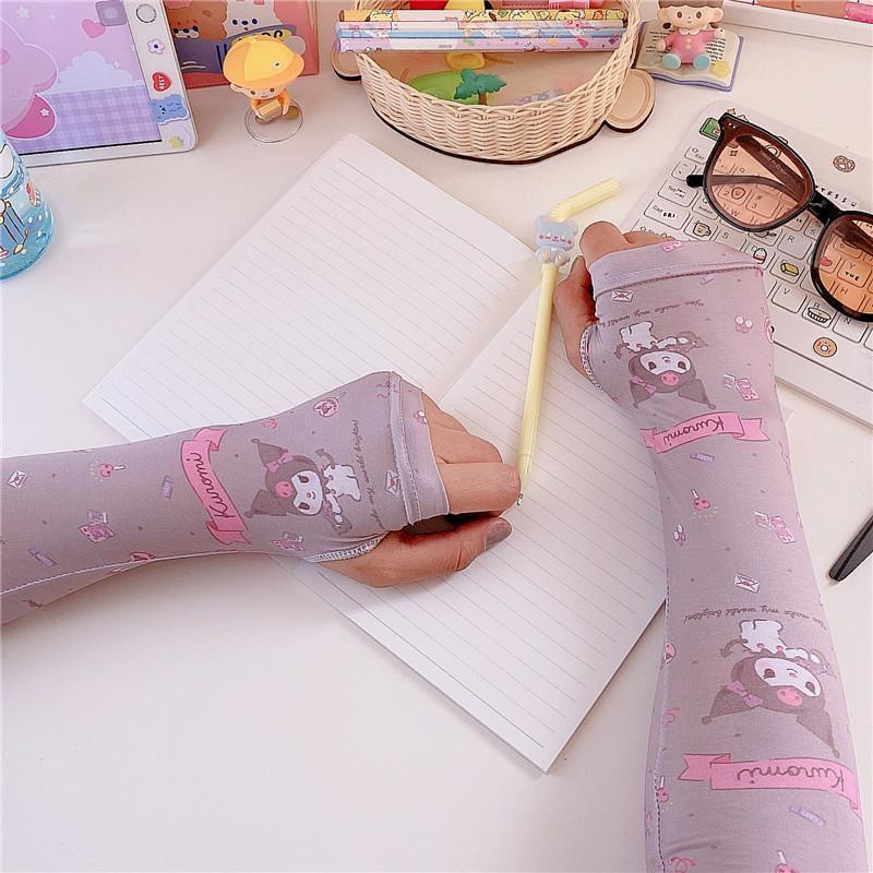 Kawaii Arm Sleeves - Kuromi