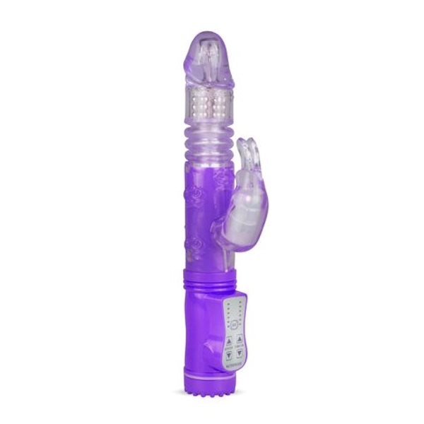 Purple thrusting rabbit vibrator