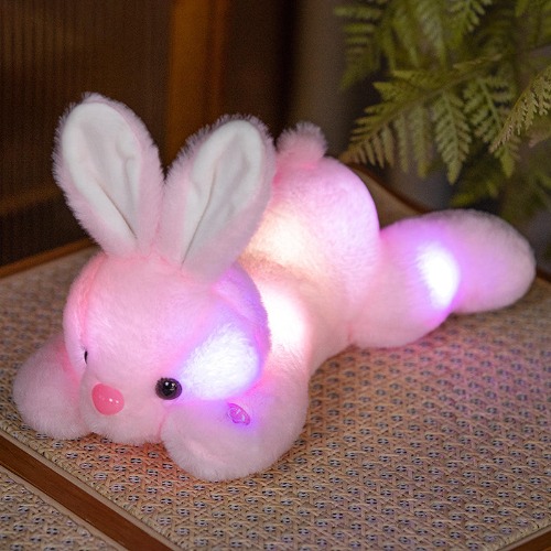 Vibrant LED Glowing Bunny Plush - 1 / 25cm