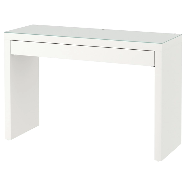 MALM Dressing table - white 120x41 cm