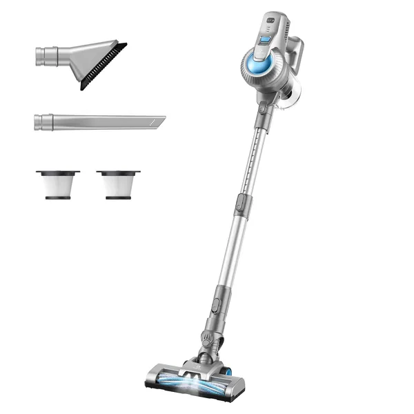 Greenote Cordless Vacuum Cleaner, 12000PA Lightweight Vacuum, 30 Mins Runtime, Quiet Stick Vacuum with LED Headlight, Handheld Vacuum for Pet Hair Car