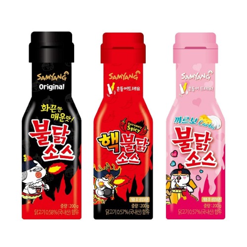 Samyang Carbo Bulldark Spicy Chicken Roasted Sauce + Bulldark Spicy Chicken Roasted Sauce + Hack Bulldark Spicy Chicken Roasted Sauce 3 Sets Fire Noodle Challenge
